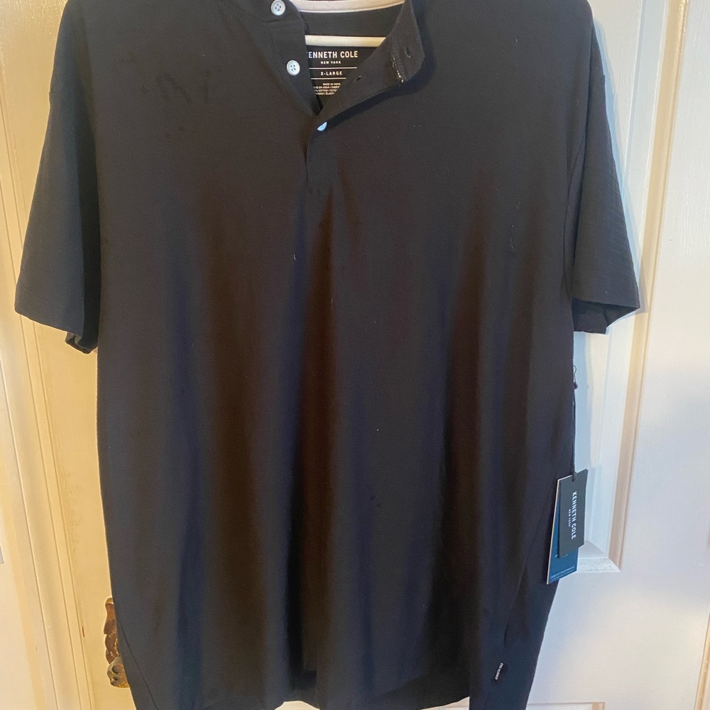Kenneth Cole Men's Polo in Black
